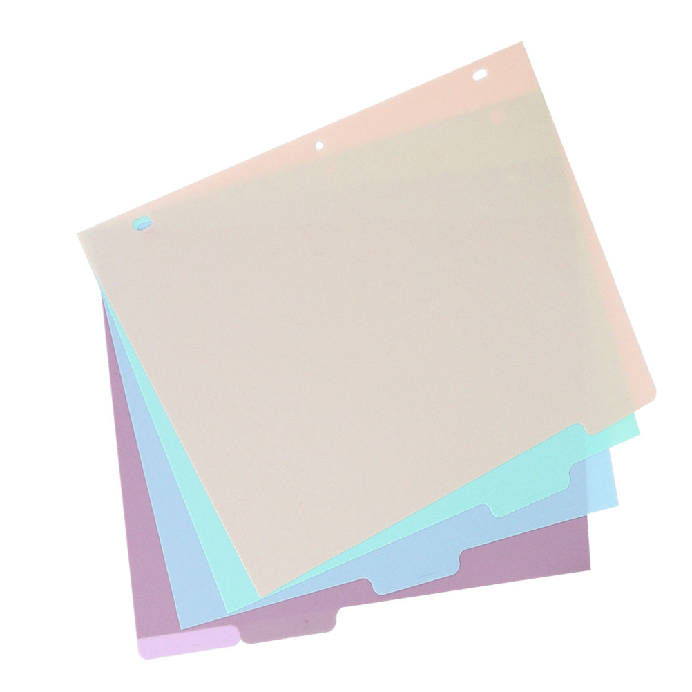Tab Divider A4 - 1 Juego de Separadores de Plástico