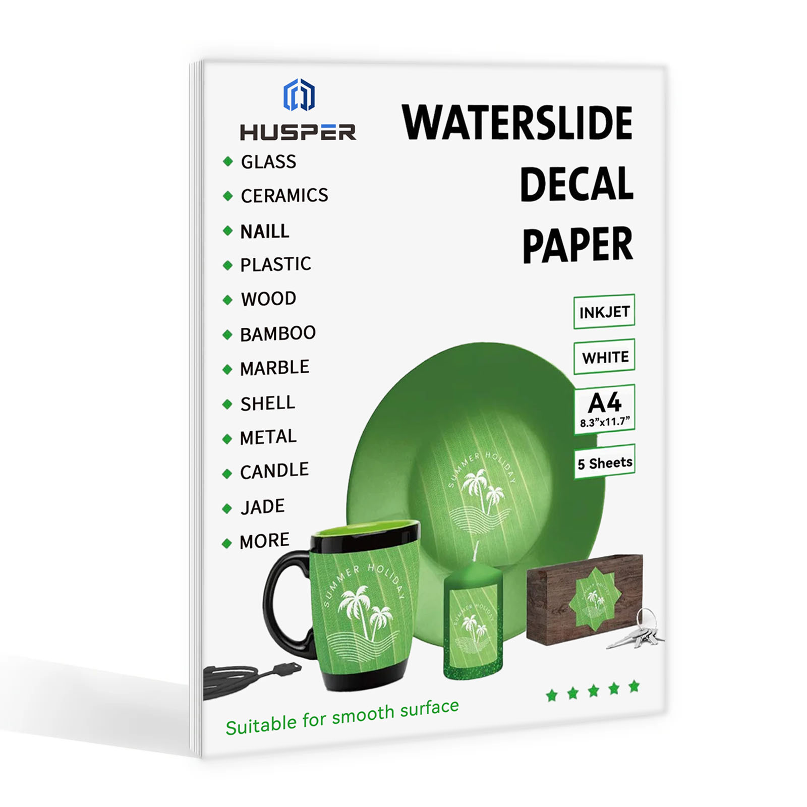 Papel para calcomanías de tobo - Ink Blotter Paper reseña y precio