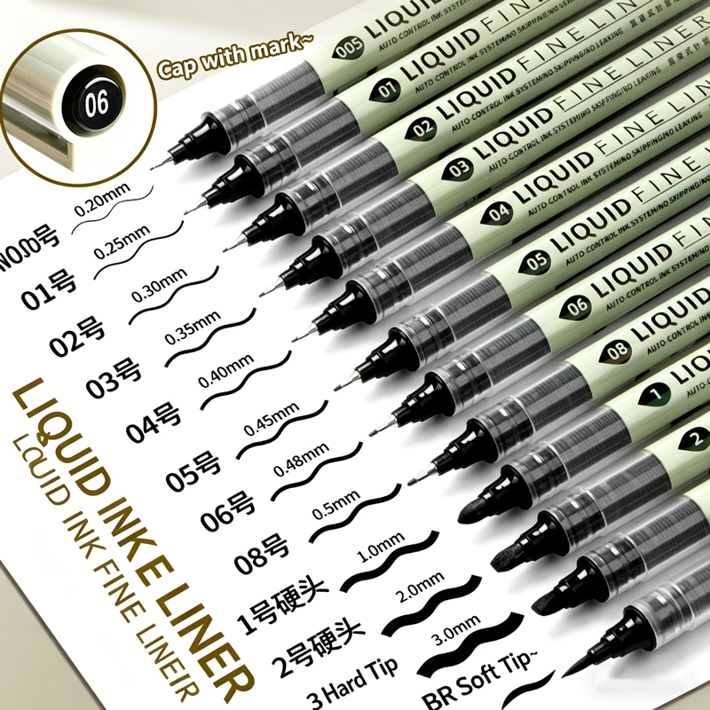 Paquete de 12 Rotuladores Negr - Correction Pen Fine reseña y precio