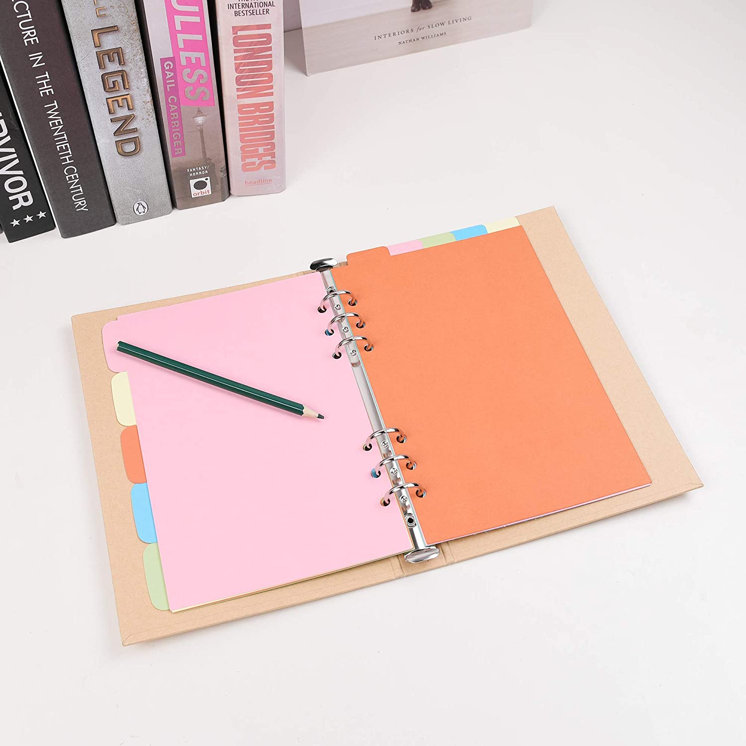 Divisor de papel A5/A6/A7/B5/A - Tab Divider A4 reseña y precio