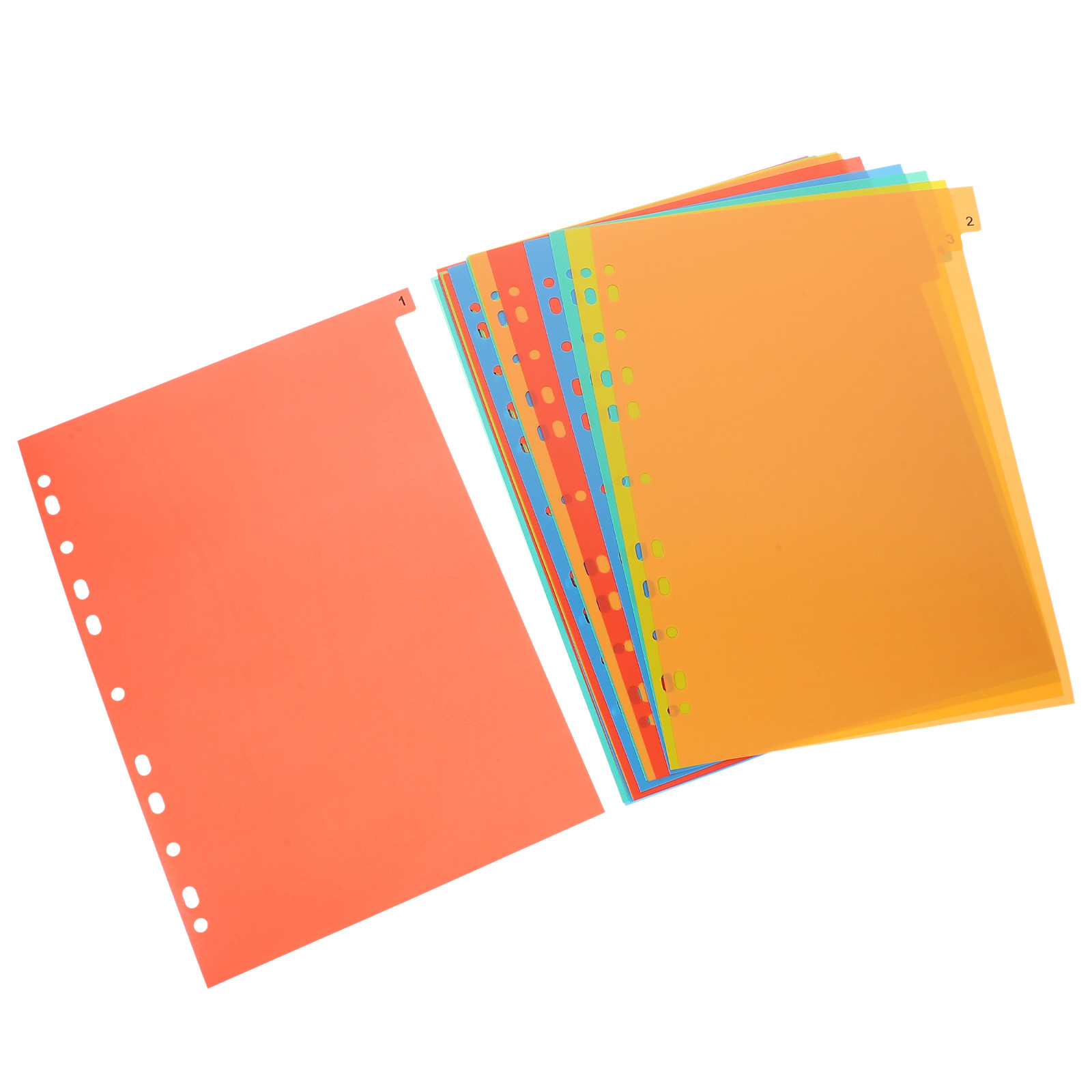 20 Hojas de Divisores de Plást - Tab Divider A4 reseña y precio