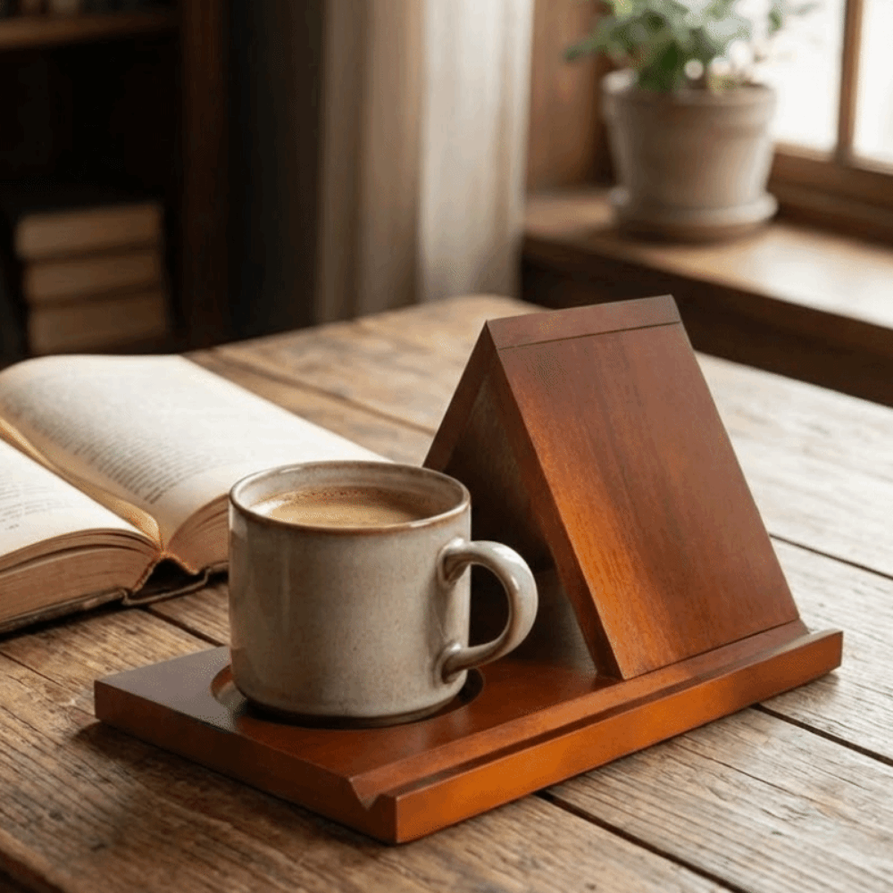 Soporte de Madera Triangular M - Magazine Holder Rack reseña y precio