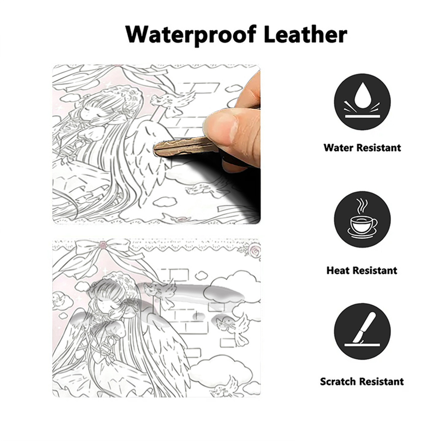Alfombrilla de Ratón de Cuero, - Leather Desk Pad reseña y precio