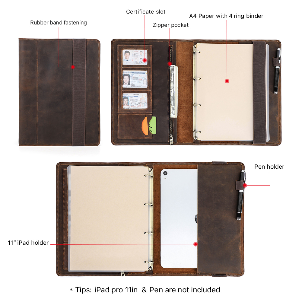 Cuaderno A4 de negocios Retro  - Binder A4 Lever reseña y precio